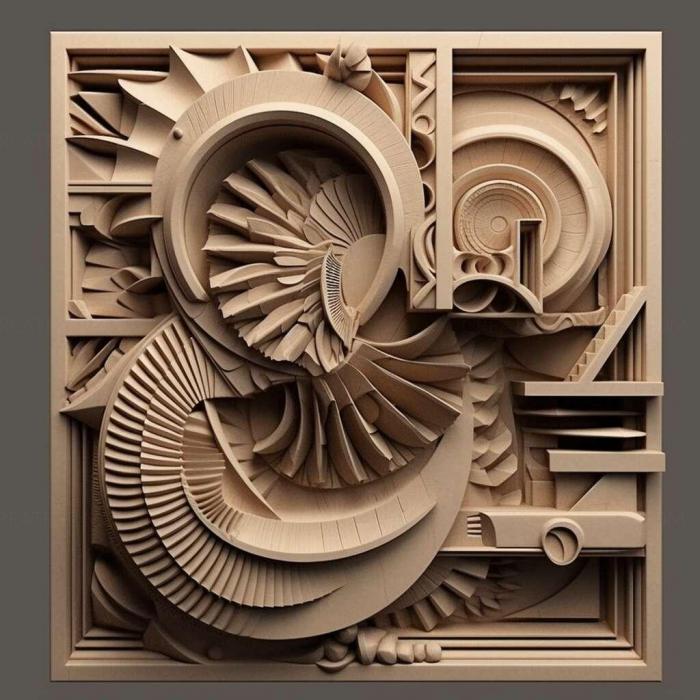 نموذج ثلاثي الأبعاد لآلة CNC 3D Art 